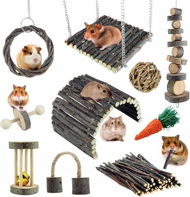Juguetes para mascotas: diversión para pequeños mamíferos.